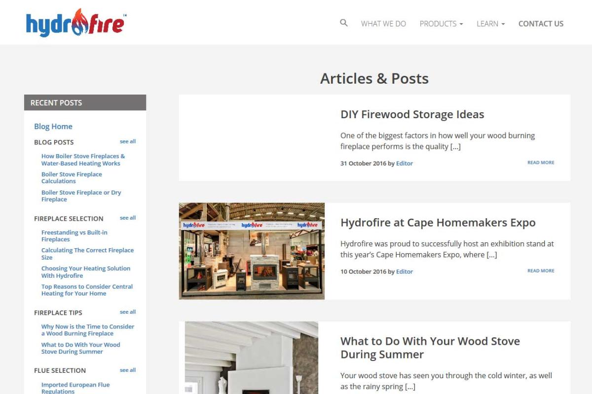 Hydrofire Blog