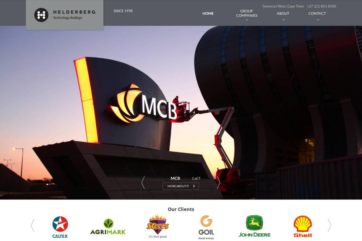 Helderberg Technology Holdings website