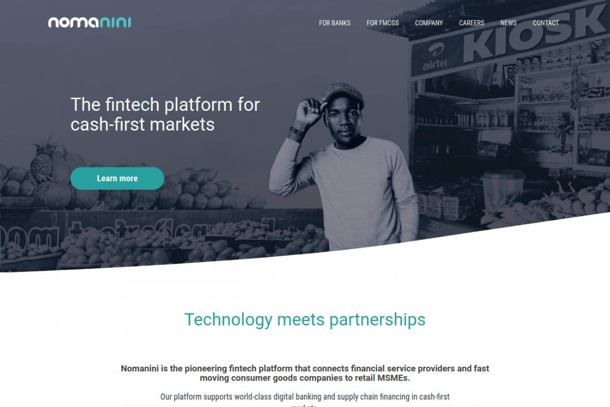 Nomanini website screenshot