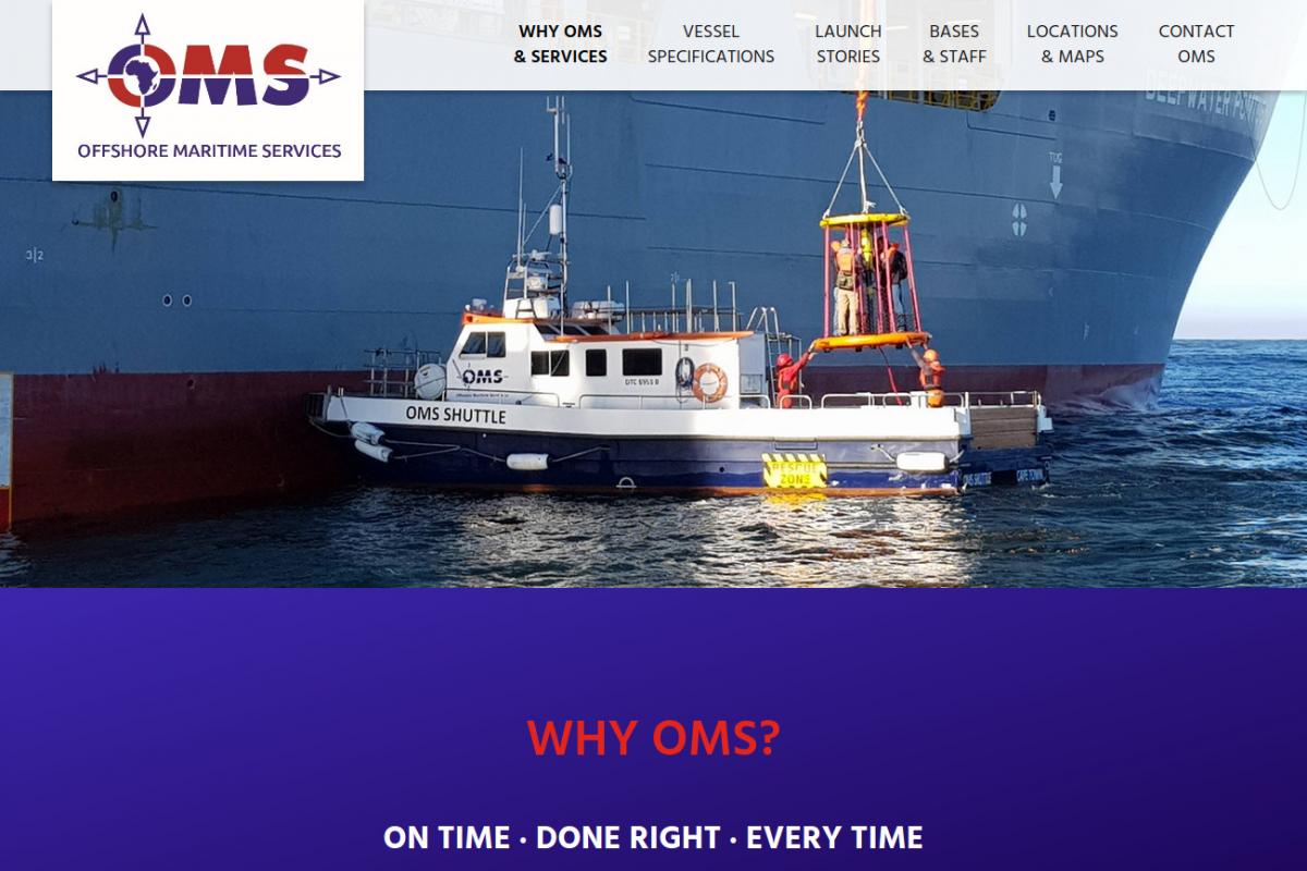 OMS website screenshot